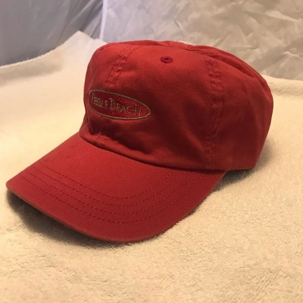 Imperial Pebble Beach Adjustable Maroon Golf Cap